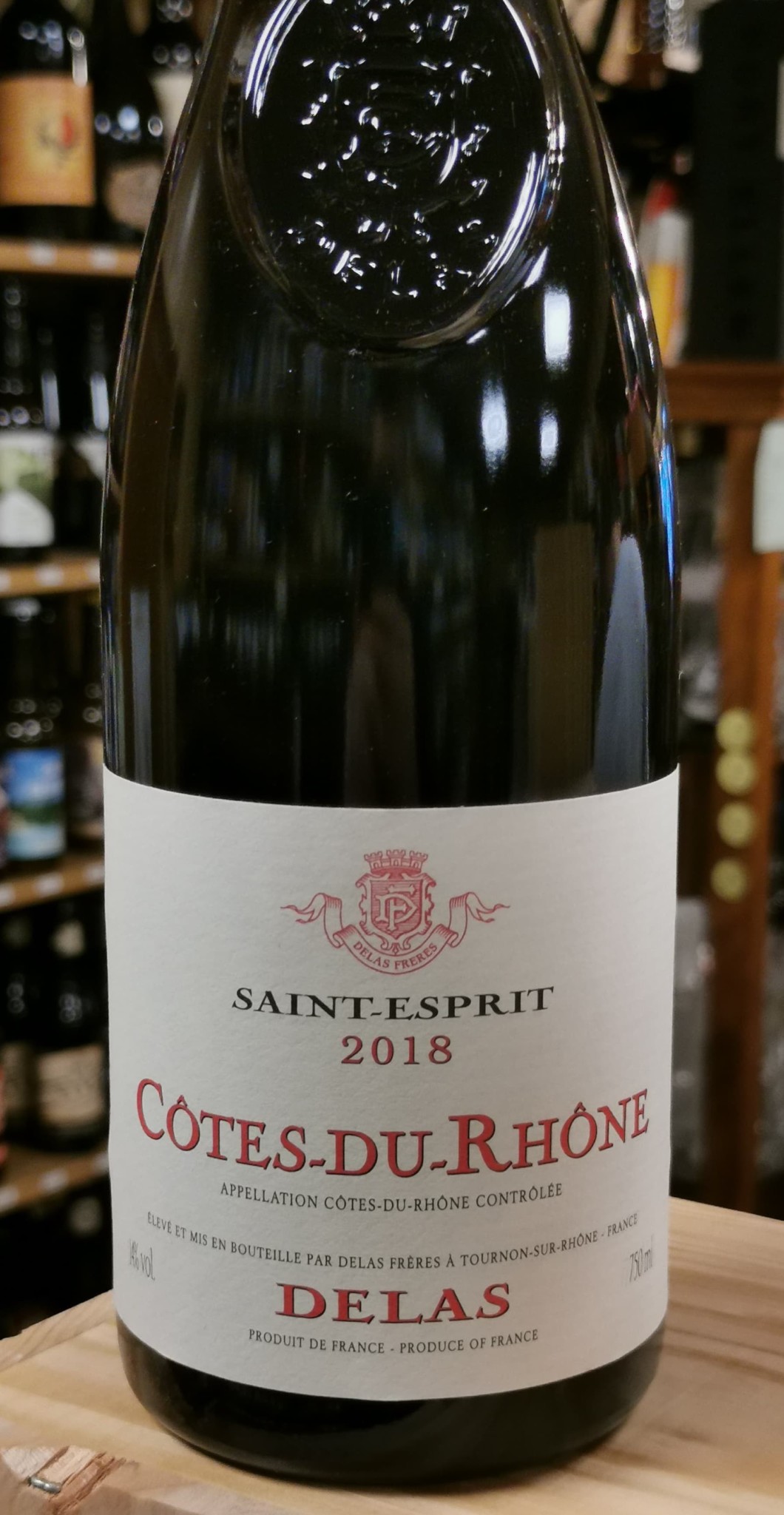 CôtesduRhône Saint Esprit Delas 75cl Maison Dancer BourgoinJallieu